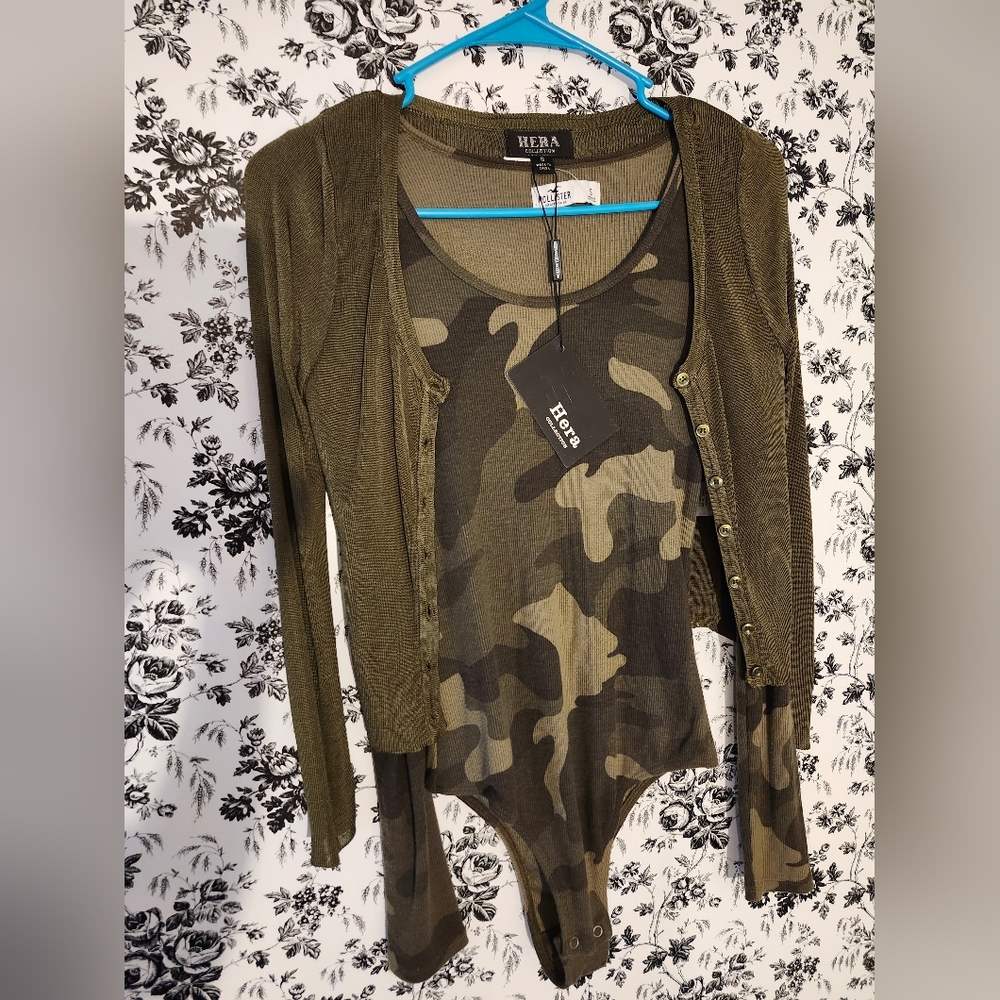 NWT cropped button up - Picture 6 of 6
